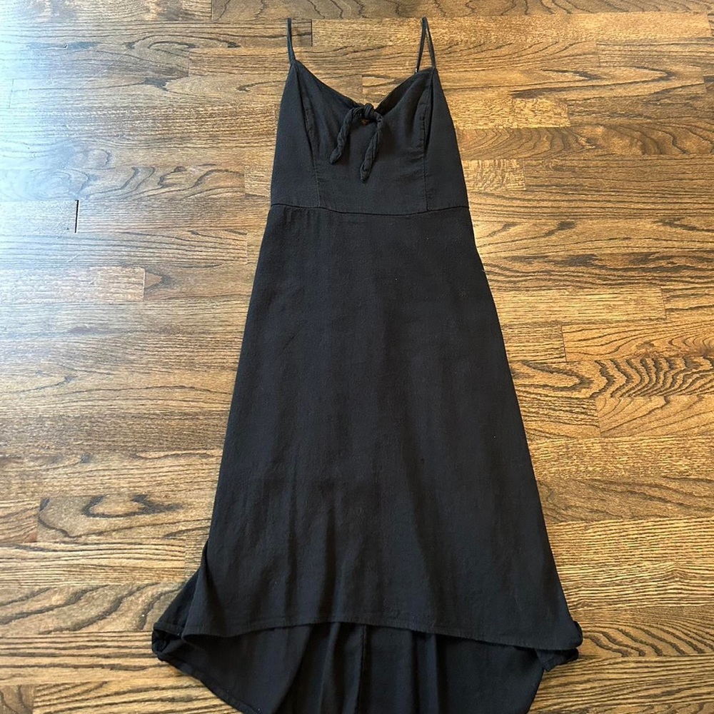 Hollister Black Midi Dress Size Small